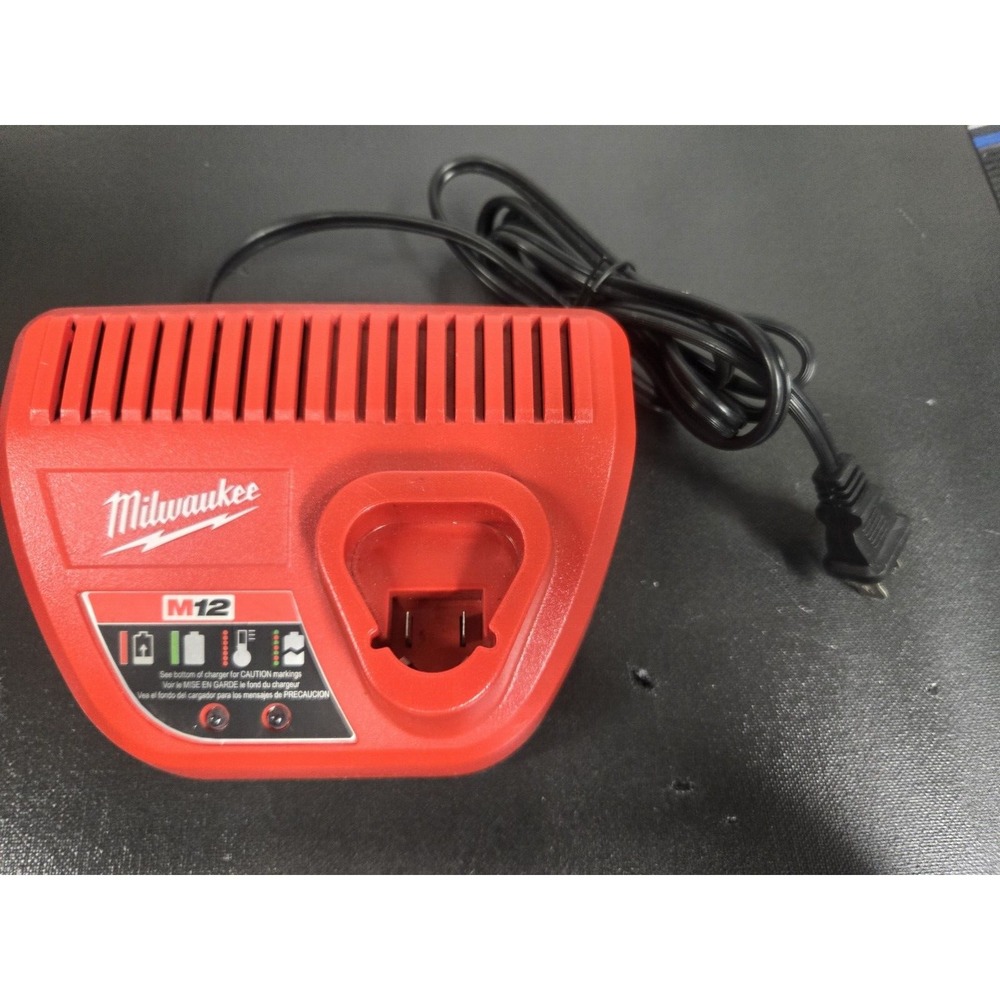 Milwaukee M12 12 Volt Charger Red Lithium-Ion 48-59-2401 New Old Stock